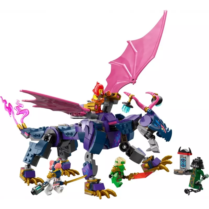 LEGO konstruktors NINJAGO 71842 Rontu – Meistardraķis, 381 gab., 4 minifigūras, 130 mm