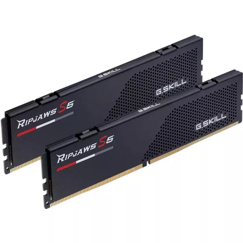 DIMM 96 GB DDR5-5600 (2x 48 GB) Dual-Kit, Arbeitsspeicher schwarz, F5-5600J4040D48GX2-RS5K, Ripjaws S5, INTEL XMP