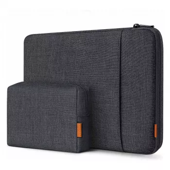 Sleeve maciņš Inateck LB01006 33 cm (13 inch) ierīcēm, Melns/Pelēks