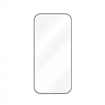 Rūdīta stikla ekrāna aizsargs FIXED Apple iPhone 17 2.5D pilns pārklājums — 2 gab., melns