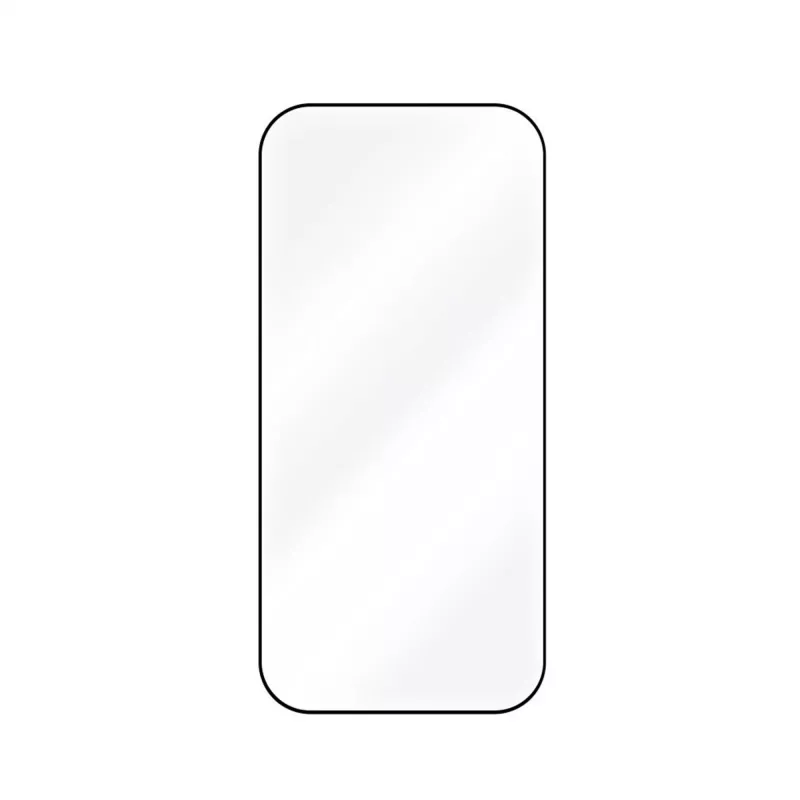 Rūdīta stikla ekrāna aizsargs FIXED Apple iPhone 17 2.5D pilns pārklājums — 2 gab., melns