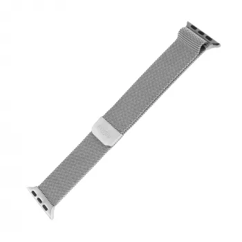 FIXED Milanese sieta siksniņa Apple Watch 38/40/41mm — FIXMEST-436-SL Sudraba