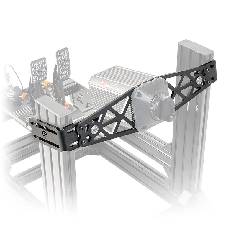 Montāžas kronšteins Asetek SimSports Steel Black 135x535x168mm