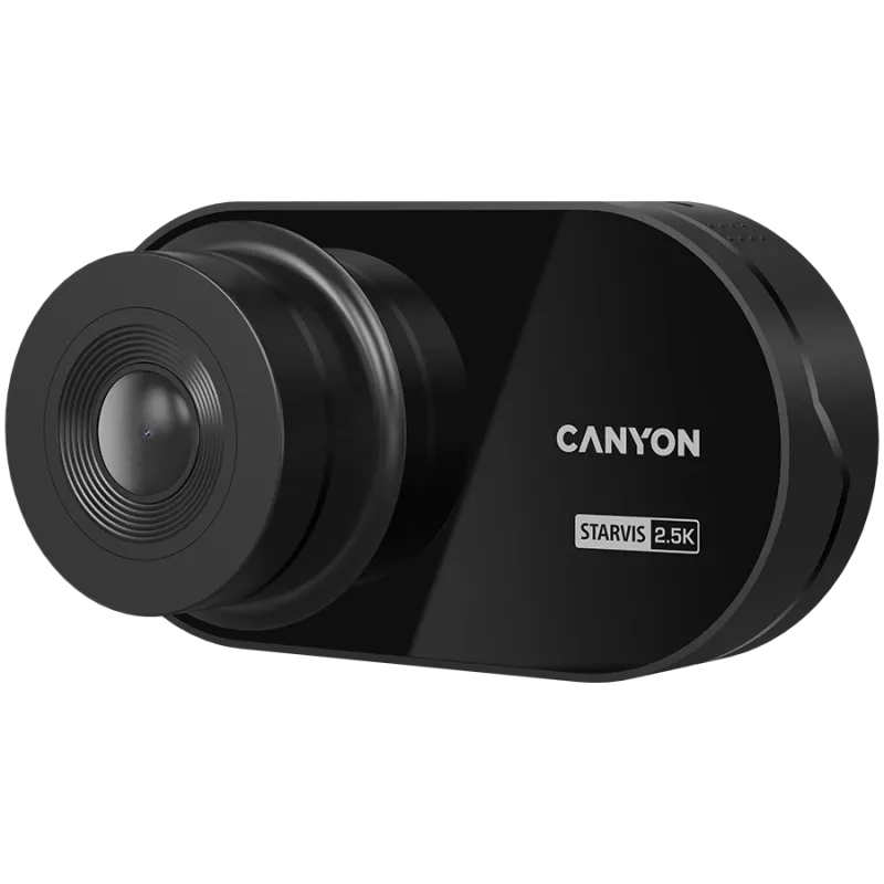 Canyon Dashcam DVR25 WQHD/2.5K/WiFi/App/SD karte melna