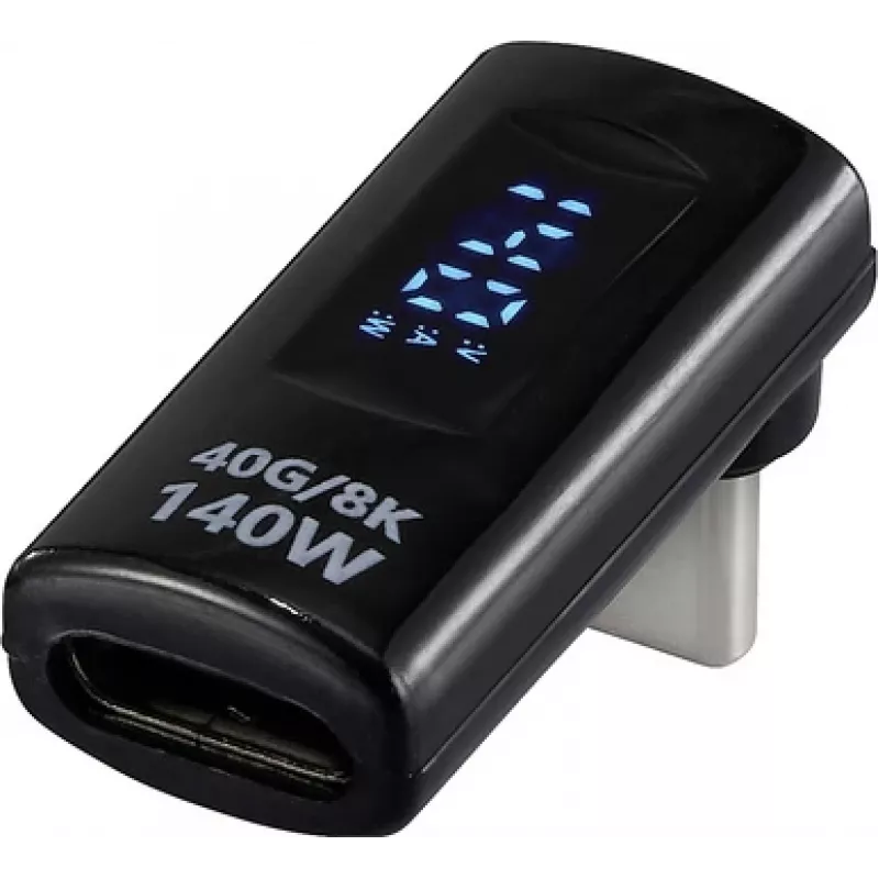 Renkforce USB-C Adapter [1x Spraudnis - 1x Ligzda] USB4 L-veida Vīrietis-Sieviete (RF-6826674)