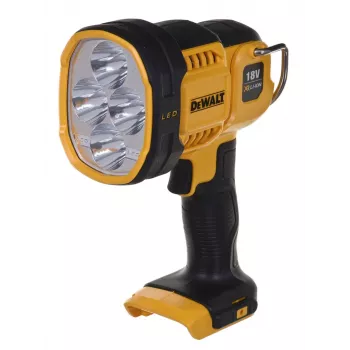 Piekarināma darba lampa DeWalt DCL043-XJ, LED 1000 lm, 3 spuldzes, 90° stars, dzeltena/melna
