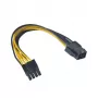 Akasa 6-Pin PCIe uz 8-Pin ATX12V adaptera kabelis (AK-CB051)