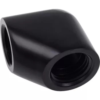 Alphacool 17258 90° leņķa savienotājs 1/4 inch melns
