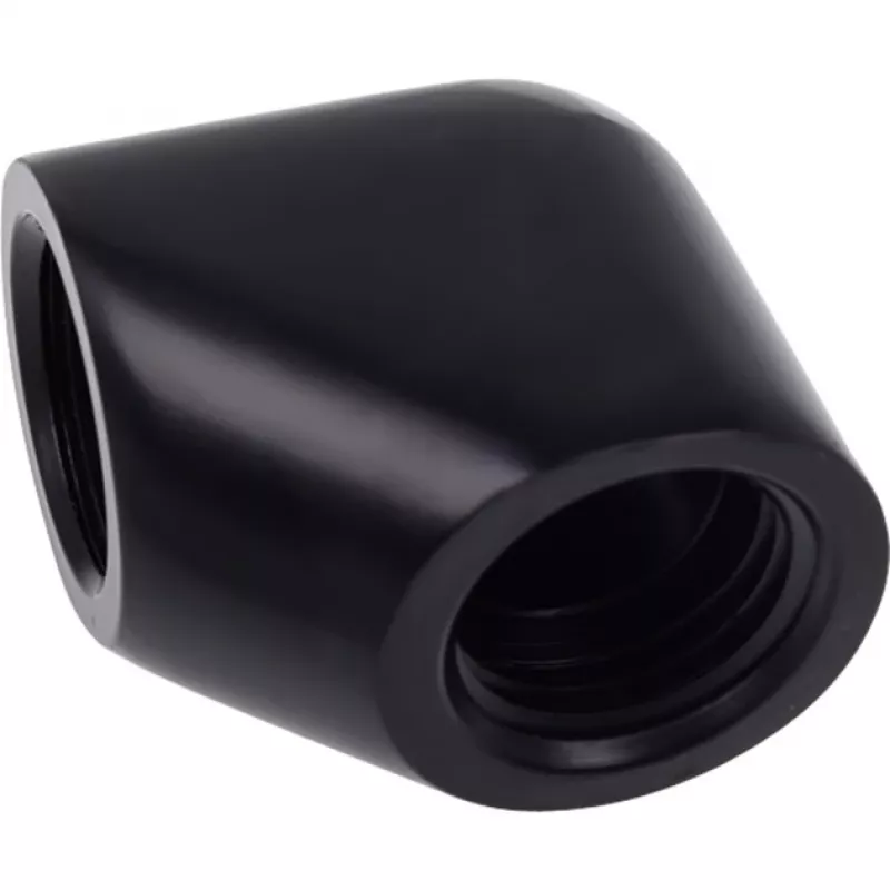 Alphacool 17258 90° leņķa savienotājs 1/4 inch melns