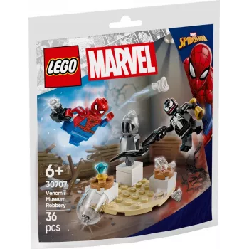 Konstruktors LEGO Venoma muzeja aplaupīšana polimaisiņu komplekts 30707 — Marvel Super Heroes, neliels kolekcionējams rotaļu komplekts