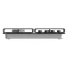 Gorenje GW642AB gāzes plīts virsma, 4 degļi, melna