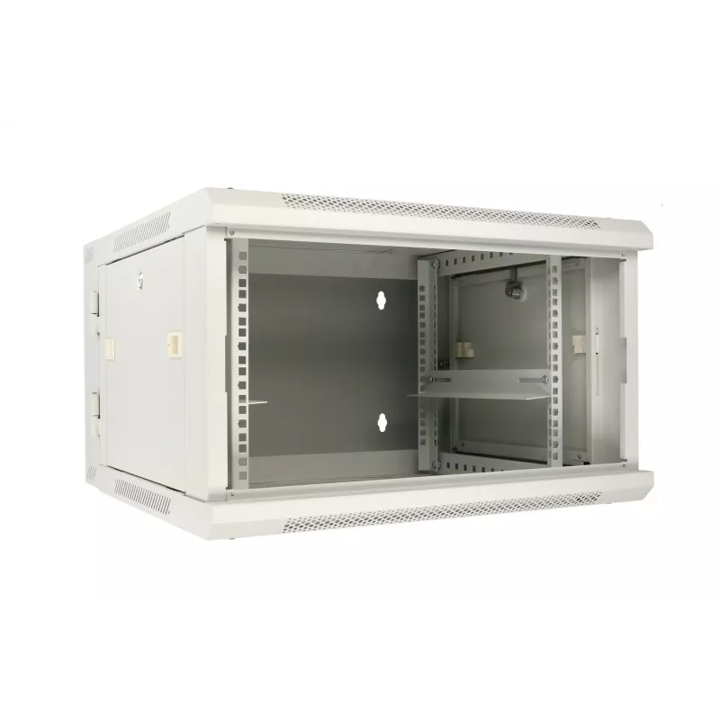 Extralink sienas skapis 6U 600x600 AZH pelēks, veramais tips