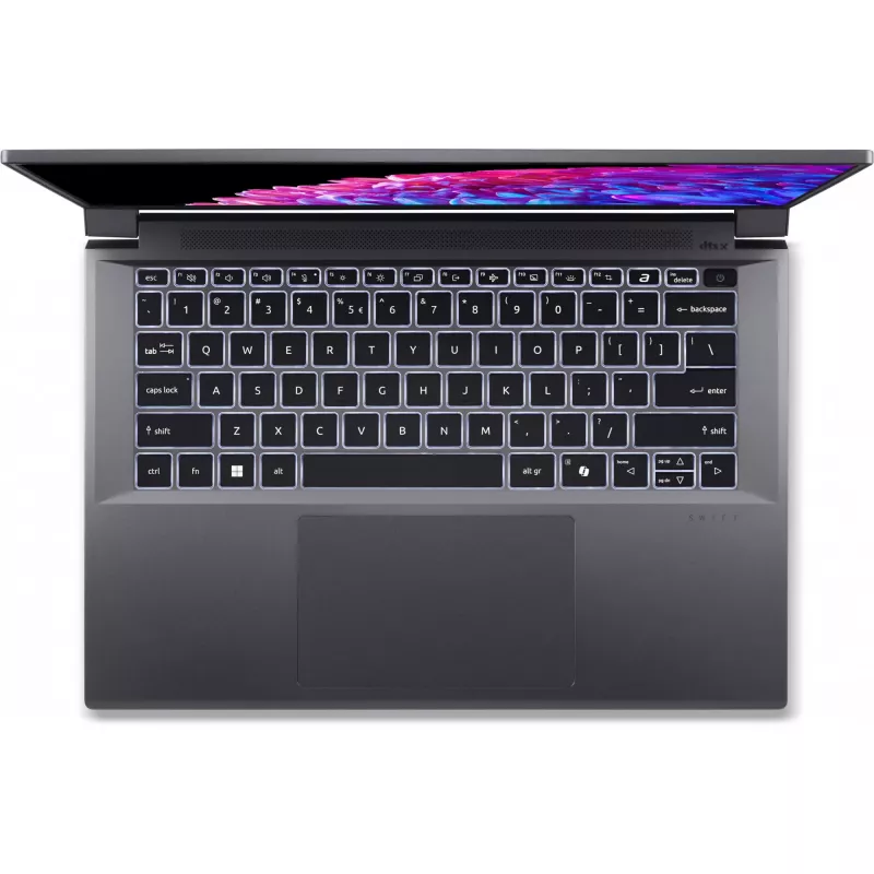 Acer Swift X 14 SFX14-72G - Intel Core Ultra 7 155H / 1.4 GHz - Win 11 Pro - GeForce RTX 4060 - 32 GB RAM - 1.024 TB SSD NVMe - 36,8 cm (14,5 collu) OLED