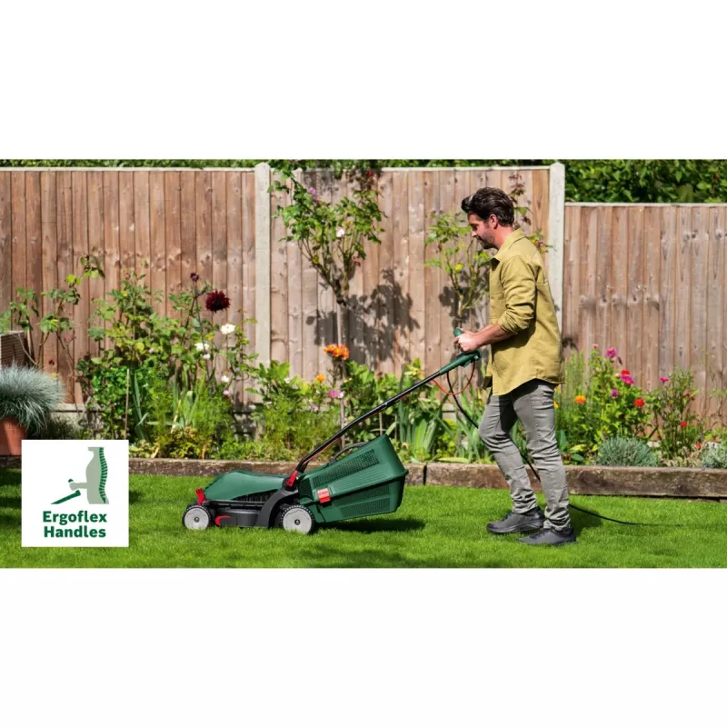 Elektriskais zāles pļāvējs Bosch UniversalRotak 37-570 1400 W, 37 cm pļaušanas platums
