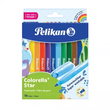 Filtspalvīšu komplekts Pelikan 822299 10 krāsas, lodveida gals