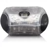 Pārnēsājams radio CD atskaņotājs Lenco SCD-24TR — FM, 4W izeja, LCD, teleskopiskā antena, AC/DC, 6×C baterijas