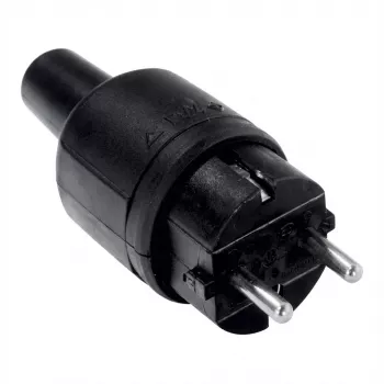 Bachmann 913.171 Elektriskais strāvas spraudnis, melns