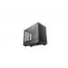 DeepCool CH160 PLUS R-CH160-BKNGM0-G kompakts (SFF) datora korpuss, Mini-ITX/Micro-ATX, rūdīts stikls, melns