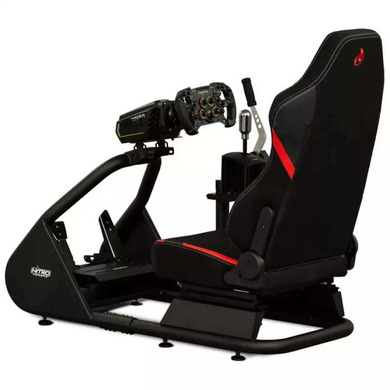 Spēļu krēsls Nitro Concepts S-Racer GAZU-1012 — ergonomisks, regulējami roku balsti