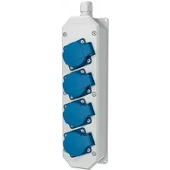 MENNEKES Elektrotechnik GmbH & Co. KG Strāvas sadalītājs TL 4xSchuko 30° leņķī 88678