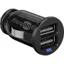 Wentronic 44177 - Auto lādētājs ar diviem USB portiem MP3, telefonam, viedtālrunim, planšetei