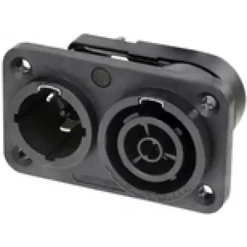 Neutrik NAC3PX-TOP - CuSn0.2 - Melns - Vara - poliamīds - Nerūsējošais tērauds - Vara - vara sakausējums - 2,5 mm²