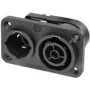 Neutrik NAC3PX-TOP - CuSn0.2 - Melns - Vara - poliamīds - Nerūsējošais tērauds - Vara - vara sakausējums - 2,5 mm²