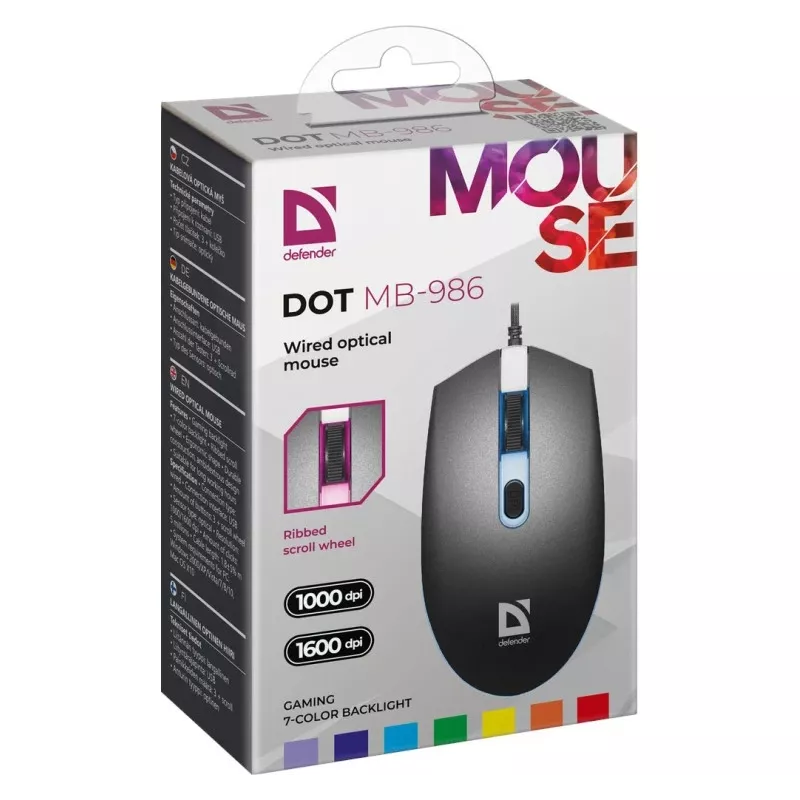 Spēļu pele Defender DOT MB-986
