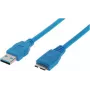 USB kabelis ShiverPeaks BS77195 5m USB 3.2 Gen 1 Micro-USB B zils