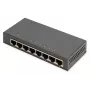 Nepārvaldāms slēdzis Digitus 8-portu Gigabit Ethernet 10/100/1000 metāla korpuss