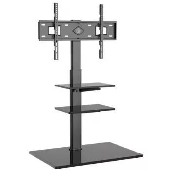 TV grīdas statīvs ONKRON TS5550-B 32–65 collām (81.3–165.1 cm), max slodze 30 kg, VESA 100x100–600x400, augstums 880–1080 mm, pagrieziens ±25°