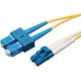 Eaton Tripp Lite Series Duplex SingleMode 9/125 Fiber Patch Cable (LC/SC), 3 m