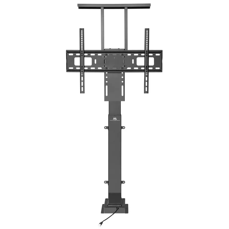 Maclean MC-866 elektriskais TV pacēlājs 37-65 collu televizoriem (94-165,1 cm), ar pulti, VESA līdz 600×400, līdz 50 kg, melns