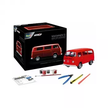 REVELL VW T2 autobusa plastmasas salikšanas komplekts, mērogs 1:24, garums 193 mm, platums 85 mm