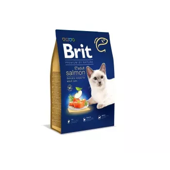 Sausā barība kaķiem Brit Premium by Nature Adult Salmon 1,5 kg