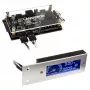 Lamptron TC20 PCI RGB ventilatora un LED kontrolieris - Sudrabs