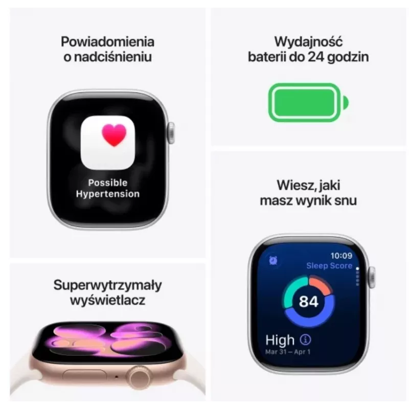 Apple Watch Series 11 GPS+Cellular 46mm Kosmosa Pelēks Alumīnija Korpuss ar Melnu Sporta Siksniņu M/L
