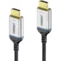 Fiberx FX-I380-005 HDMI 2.1 8K optiskās šķiedras kabelis, 5 m, melns