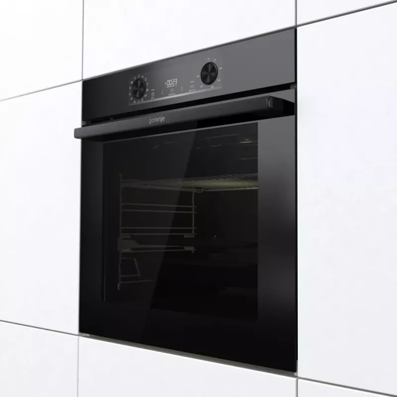 Gorenje BOS6737E13FBG Melna iebūvējamā elektriskā cepeškrāsns 77L
