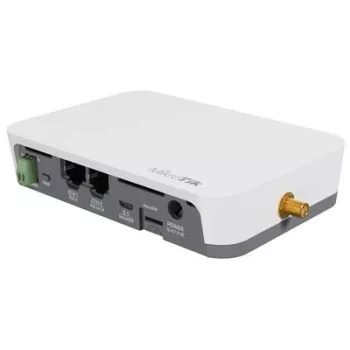 Vārteja/kontrolieris MikroTik KNOT LR8G — vienas joslas 2.4 GHz, 100 Mbit/s Ethernet, QCA9531 650 MHz, RS-485, NanoSIM