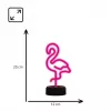 Dekoratīvā LED lampa MANTA SNL79PK rozā flamingo