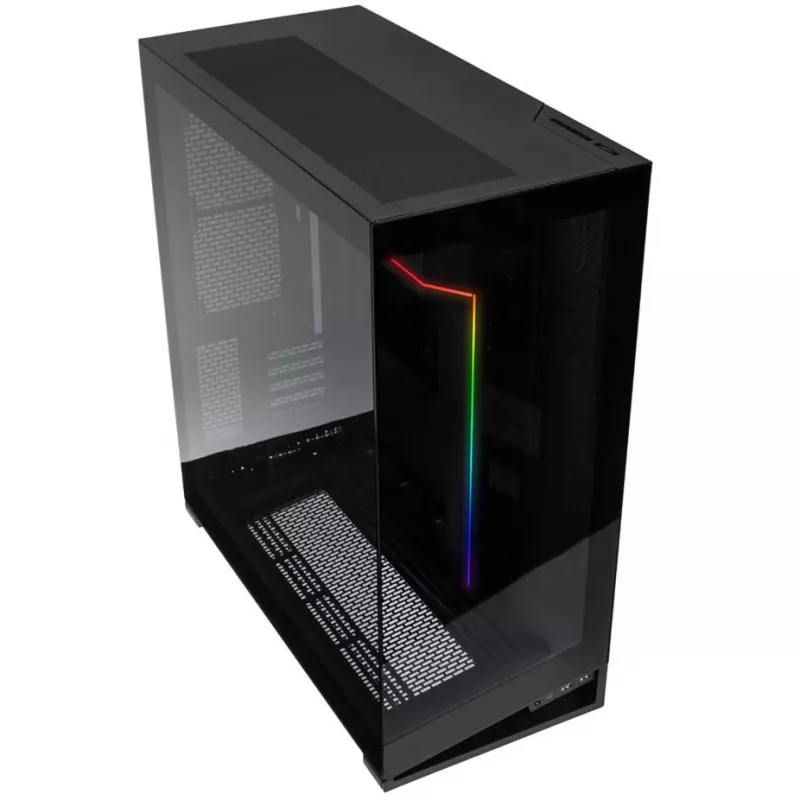 PHANTEKS NV Series NV7 E-ATX korpuss, rūdīts stikls, ARGB - melns & M25 Gen2 PWM D-RGB ventilators 3 komplekts - reversais lāpstiņas, 140mm + DRGB komplekts