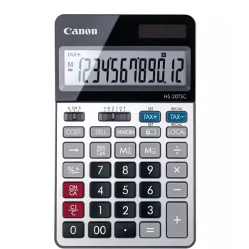Canon HS-20TSC kalkulators galda finanšu Melns, Sudrabs