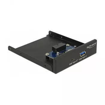 DeLOCK 63962 USB 3.0 priekšējais panelis 3.5 inch nodalījumam ar USB-C un USB-A