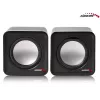 2-virzienu datora skaļrunis Audiocore AC870 B — 3 W RMS, vadu USB barošana, 3.5 mm ieeja, 2.0 kanāli
