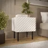 Naktsgaldiņš Cama LUCCA 2 gab. 47x40x52 cm balts MDF/skaidu plātne