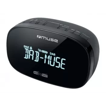 Muse M-150 CDB DAB+/FM modinātājs ar radio, AUX ieeju, melns
