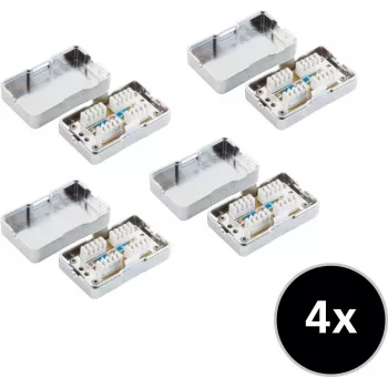 ShiverPeaks 75001-SET4 Tīkla pagarinājumu komplekts Cat.6 4 gab.