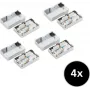 ShiverPeaks 75001-SET4 Tīkla pagarinājumu komplekts Cat.6 4 gab.