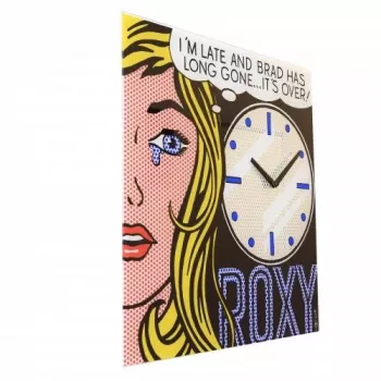 NeXtime klok 8153 Cinema Date, 43x43,2 cm, sienas pulkstenis, melns/daudzkrāsains